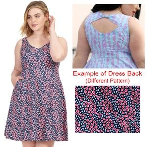 Fit-n-flare with Back Keyhole Cutout and POCKETS